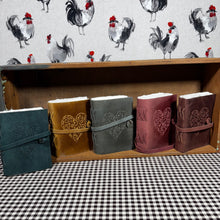 Load image into Gallery viewer, Heart Embossed Leather Journal