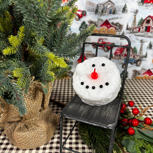 Snowman Face Tea Light