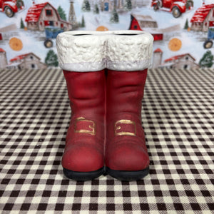 Santa Boot Vases