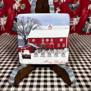 Holiday Farm Coasters