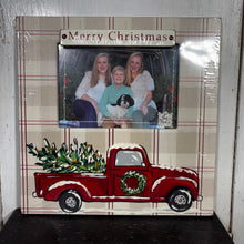 Load image into Gallery viewer, Red Truck Merry Christmas Frame