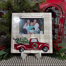 Load image into Gallery viewer, Red Truck Merry Christmas Frame