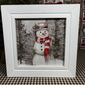 Snowman Framed Art