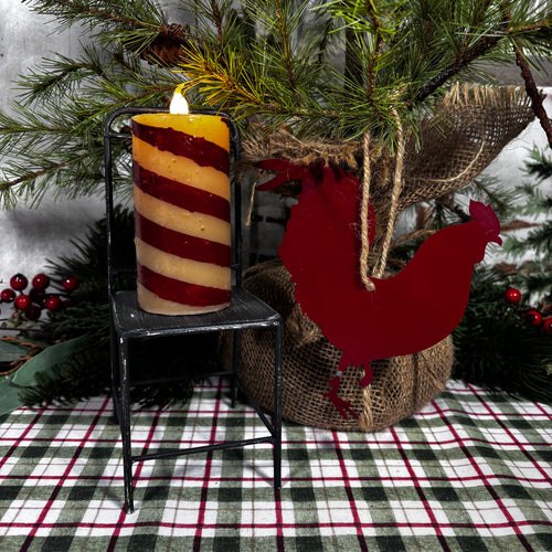 Candy Cane Votive Pillar