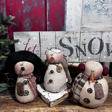 Load image into Gallery viewer, Winter Snowmen Characters