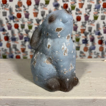 Load image into Gallery viewer, Weathered Blue Terracotta Bunnies