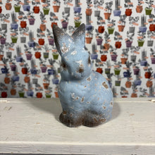 Load image into Gallery viewer, Weathered Blue Terracotta Bunnies