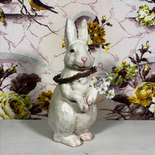 Load image into Gallery viewer, Cream Bunny with Grapevine Wreath