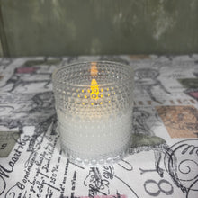 Load image into Gallery viewer, 3D Flame Dotted Glass Candle