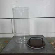 Load image into Gallery viewer, Glass Jar with Wood Lid