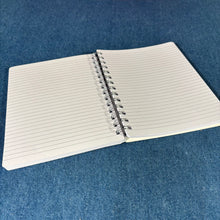 Load image into Gallery viewer, Floral Stripe Spiral Notebook