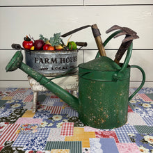 Load image into Gallery viewer, Gold and Green Watering Can