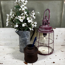 Load image into Gallery viewer, Red Metal Hanging Light