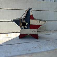Load image into Gallery viewer, Patriotic Star Birdhouse