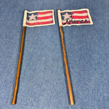 Load image into Gallery viewer, Americana Flag Wands  (Set of Two)