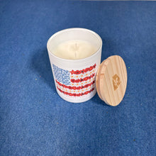 Load image into Gallery viewer, Floral Flag Candle