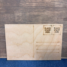 Load image into Gallery viewer, Forever Flag Stamp Wooden Post Card