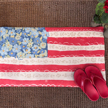 Load image into Gallery viewer, Floral Flag Rug