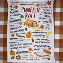 Load image into Gallery viewer, Fall Recipe Tea Towels