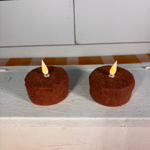 Load image into Gallery viewer, Orange Cake LED Tea Lights