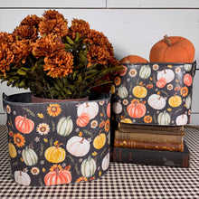 Load image into Gallery viewer, Watercolor Pumpkins &amp; Sunflower Buckets