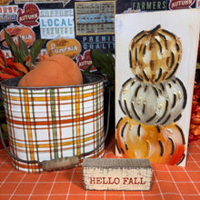 Load image into Gallery viewer, "Hello Fall" Block Sign