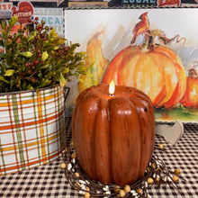 Load image into Gallery viewer, Orange 3D Flame Pumpkin