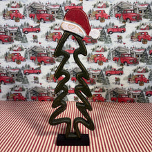 Load image into Gallery viewer, Wooden Santa Trees