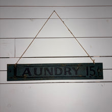 Load image into Gallery viewer, Rustic Laundry Sign