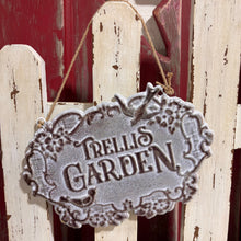 Load image into Gallery viewer, Trellis Garden Hanging Sign