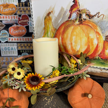 Load image into Gallery viewer, Sunflower &amp; Wild Flower Candle Ring