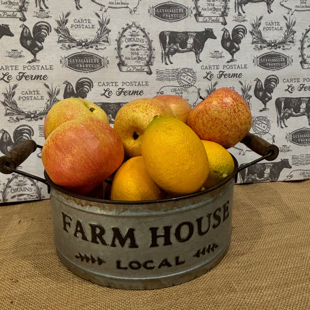 Farmhouse bin with Handles