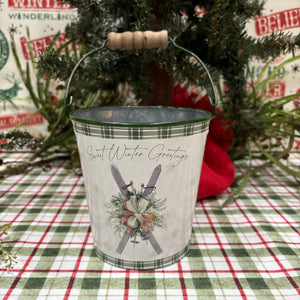 Winter Greeting Buckets