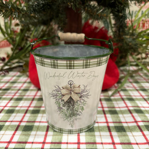 Winter Greeting Buckets