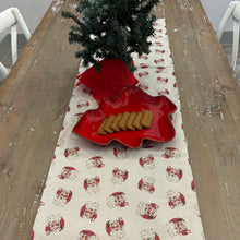 Load image into Gallery viewer, Vintage Santa Reversible Table Runner