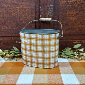 Fall Metal Buckets