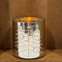 Load image into Gallery viewer, Silver Mercury Glass Candle Holders