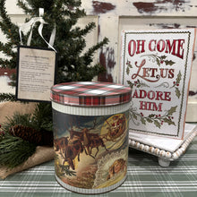 Load image into Gallery viewer, Vintage Santa Postcard Tins