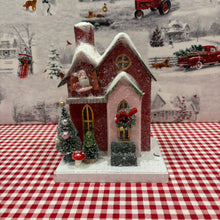 Load image into Gallery viewer, Red House with Santa