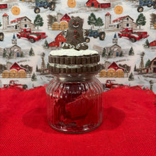 Load image into Gallery viewer, Gingerbread Topper Glass Canister