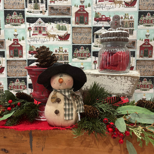 Gingerbread Topper Glass Canister