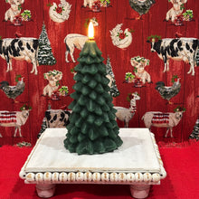 Load image into Gallery viewer, Green Christmas Tree - LED candle