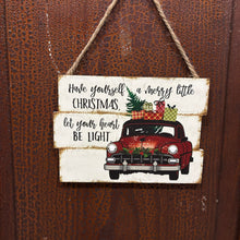 Load image into Gallery viewer, Hanging Signs - Truck, Tractor, Sleigh