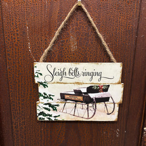 Hanging Signs - Truck, Tractor, Sleigh