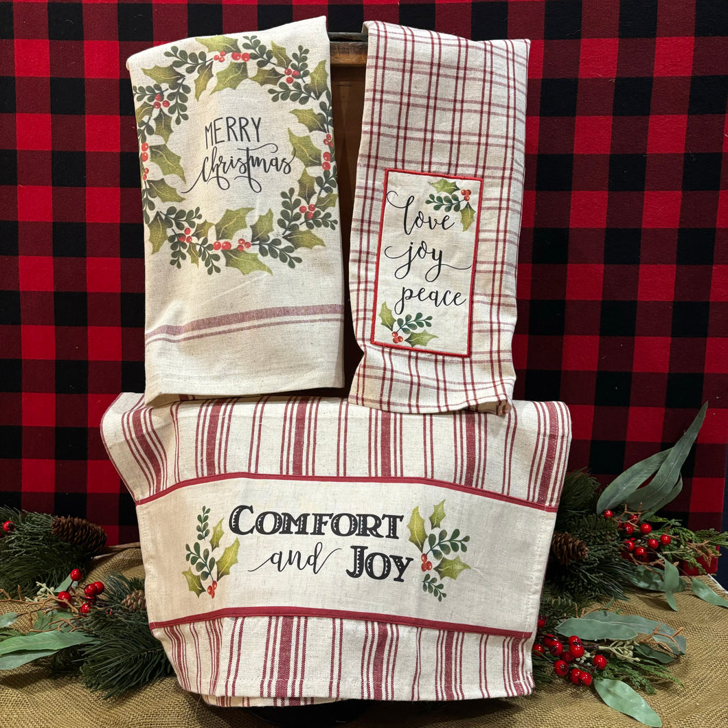 Comfort and Joy Tea Towels