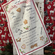 Load image into Gallery viewer, Sugar Cookie Recipe Tea Towels