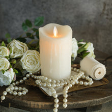 Load image into Gallery viewer, 5&quot; Cream Shimmer candle