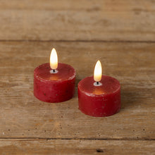 Load image into Gallery viewer, Flame Red Tea Light Candles