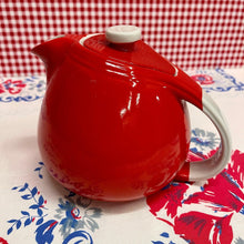 Load image into Gallery viewer, Lovely Red Potbelly Vintage Teapot.