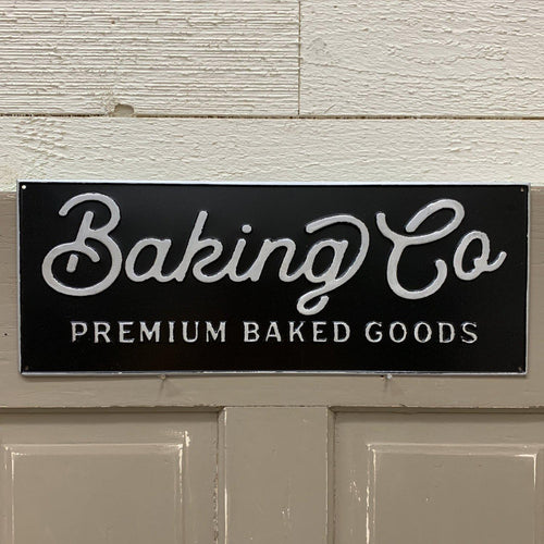 Baking Co. Metal Sign